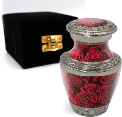 Vista 18 de Urnas de Cremación Conmemorativas para Cenizas Humanas de Adultas Femeninas - Urnas Personalizadas y Decorativas - Urnas Bellamente Hechas a Mano