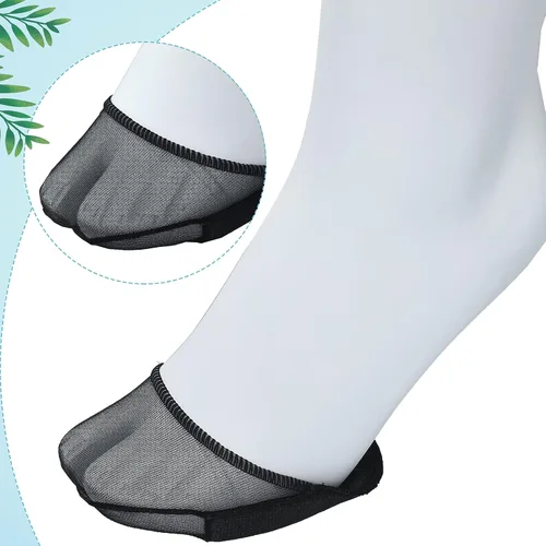 Vista 17 de 10 pares de calcetines para mujer con almohadillas acolchadas, almohadillas para el antepié, cojines medios calcetines, protectores antideslizantes