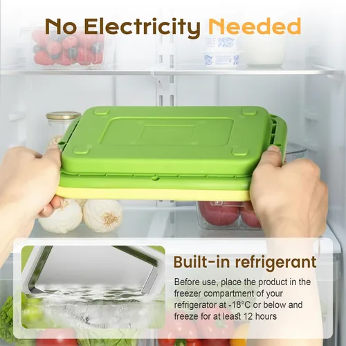 Vista 5 de Máquina de helados instantánea, kit de máquina de helados enrollados en casa 2026, placa de congelación instantánea con 2 raspadores, máquina