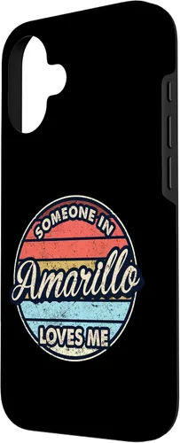 Vista 2 de iPhone 16 Someone In Amarillo Loves Me City US USA Case