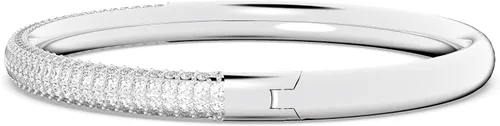 Vista 4 de Swarovski Stone Bangle Bracelet Collection, Clear Crystals, Pink Crystals
