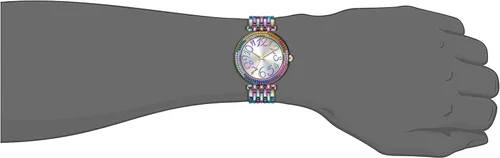 Vista 6 de Bisley Reloj de pulsera de metal para mujer, fácil de leer, resistente al agua
