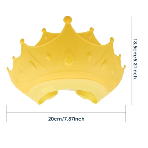 Vista 3 de Gorro de ducha suave y ajustable para el lavado, protector de cabello, gorra de visera segura, para baño, champú, protección de ducha, sombrero