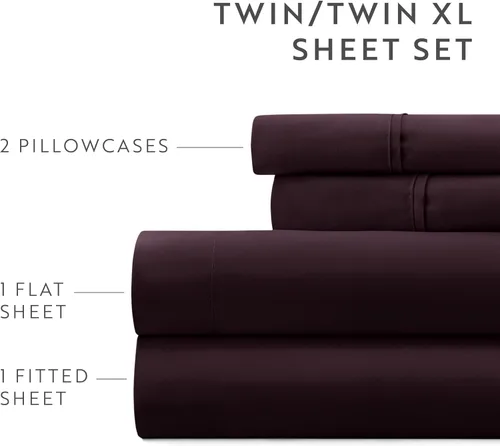 Vista 70 de ienjoy Home Linen Market - Juego de sábanas de 6 piezas, color rubor, tamaño King Blush