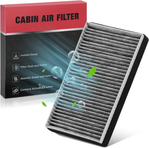 Vista 18 de BDFHYK 2 filtros de aire de cabina CF10136 con carbón activado compatibles con Chevy Uplander 2005-2009, Venture 2001-2005, compatibles con Buick