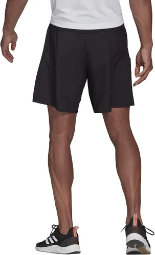 Vista 2 de adidas Pantalones cortos deportivos tejidos AEROREADY diseñados para hombre, Negro