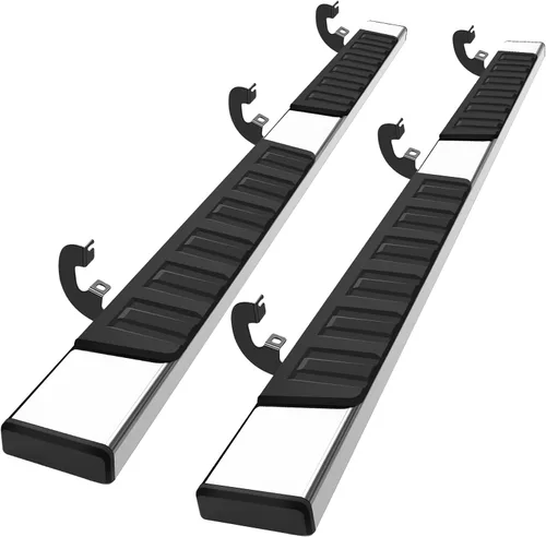 Vista 11 de COMNOVA - Estribos de 6 pulgadas compatibles con Chevrolet Colorado/GMC Canyon Crew Cab 2015-2026, estribos y escalones para Colorado (negro)