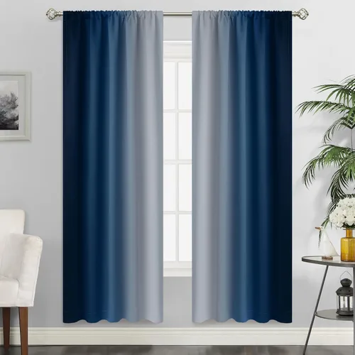 Vista 7 de SimpleHome Cortinas Pequeñas Negras Impermeables con Bolsillo para Barra Suave para Cocina, Cortinas Impermeables con Bolsillo para Barra