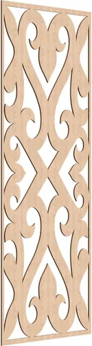 Vista 169 de Keene Paneles de pared decorativos de madera con calado, 9 3/8 pulgadas de ancho x 24 3/8 pulgadas de alto x 1/4 de alto, abedul Birch