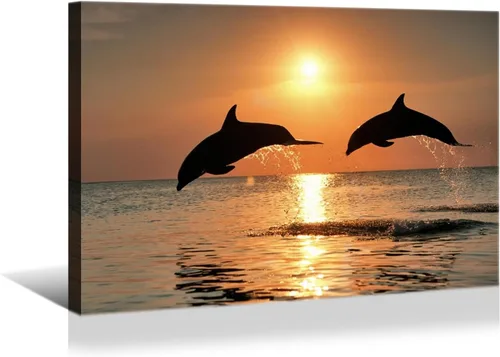 Vista 16 de YONICA Lienzo de pared de animales de la naturaleza, pintura de pared de águila, impresión artística de águila calva voladora impresa en lienzo