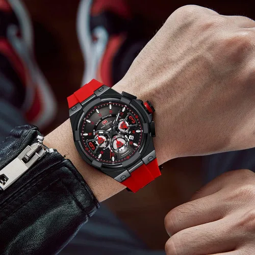 Vista 2 de AIMES Watch for Men Sport Military Waterproof Chronograph Mens Watches Analog Quartz Big Face Classic Stylish Fashion Casual Designer Business Work