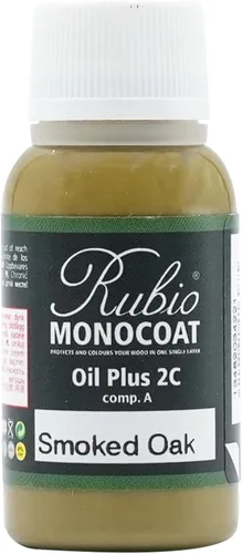 Vista 24 de Rubio Monocoat Muestra de Tinte y Acabado para Madera - Niebla 5% Aceite Plus Parte A Aceite de linaza para madera de secado rápido y ecológico