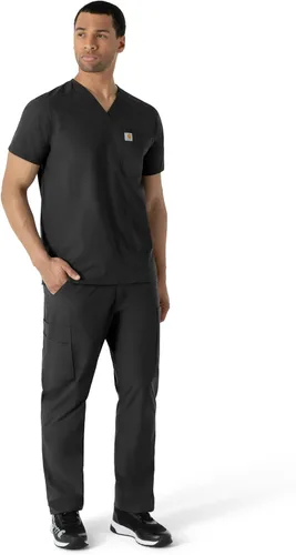 Vista 4 de Carhartt Scrubs C16113 Force Modern Fit V-Neck Top