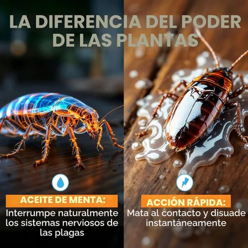 Vista 3 de BugMD Asesino y repelente de insectos seguro para mascotas Spray de aceite de menta para arañas, hormigas y cucarachas Spray de insectos