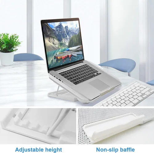Vista 3 de Almohadilla de enfriamiento para laptop, soporte enfriador para laptop, almohadilla de enfriamiento para portátiles de juegos de 11 a 15.6 pulgadas