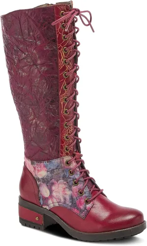 Vista 2 de Spring Step L'Artiste Botines icónicos para mujer, rojo (Red Multi)