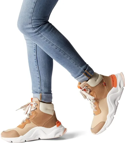 Vista 6 de Sorel Botas Kinetic RNEGD Conquest para mujer, botas de invierno de cuero impermeables