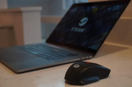 Vista 2 de Mouse inalámbrico para juegos para laptopcomputadoraPCMacMacBookChromebook