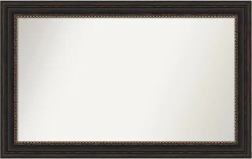 Vista 43 de Amanti Art Espejo de pared personalizado no biselado (25 x 25 pulgadas), marco de bronce acentuado, varios tamaños personalizados, espejo de baño