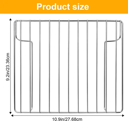 Vista 2 de Piezas de repuesto para horno tostador Hamilton Beach Easy Reach de 4 rebanadas para horno tostador de encimera, 10.9 x 9.2 pulgadas, acero