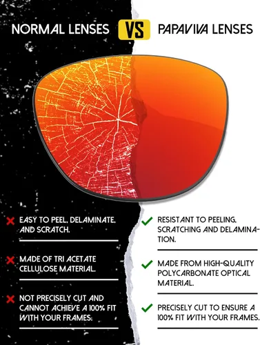Vista 7 de Lentes de repuesto polarizadas para interruptor de estilo Oakley, 2 pares