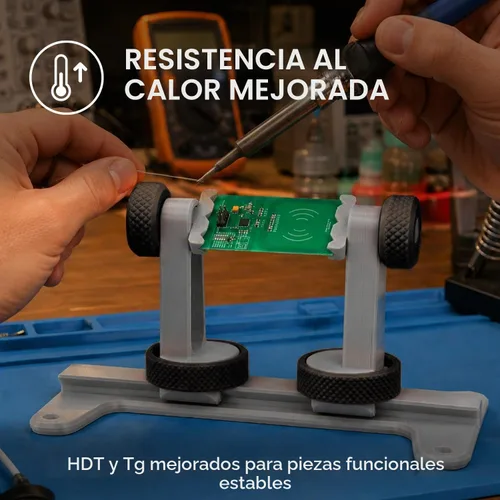 Vista 2 de Polymaker Filamento ABS Pro para impresora 3D de 0.069 pulgadas, color negro, ABS de grado de ingeniería de 2.2 lbs con alta resistencia al calor