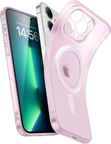 Vista 14 de ESR Funda para iPhone 13 Pro, Compatible con MagSafe, Protección de Grado Militar, Resiste el Amarillamiento y los Arañazos, Funda Magnética