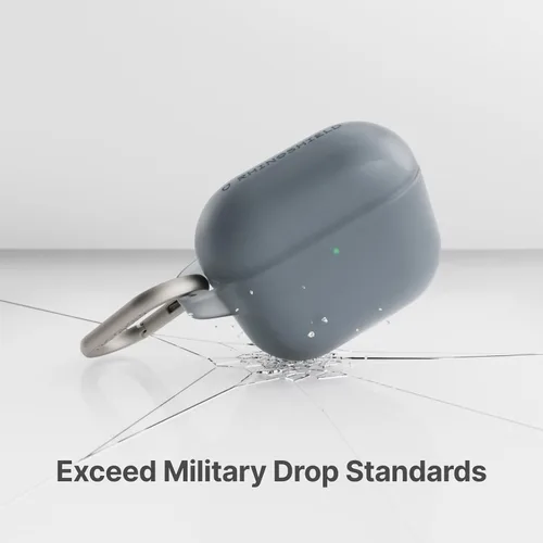 Vista 2 de RHINOSHIELD Funda de auriculares para AirPods 4 - Gris ceniza