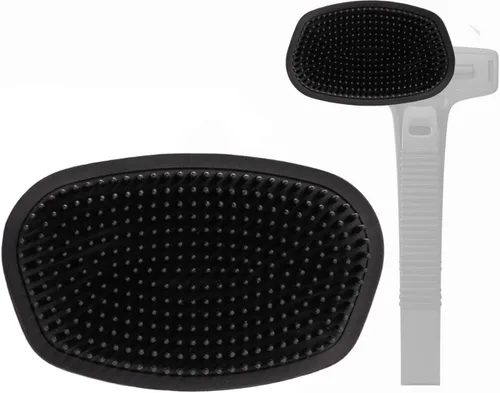 Vista 2 de Bearback Accesorio para depurador corporal: cepillo de silicona prémium para baño y ducha. Se adapta al mango bearback original. Pequeña empresa