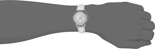 Vista 3 de Reloj analógico Avengers, Plateado, Reloj analógico, reloj de cuarzo