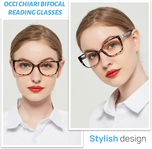 Vista 109 de OCCI CHIARI Gafas de lectura de moda para mujer y hombre
