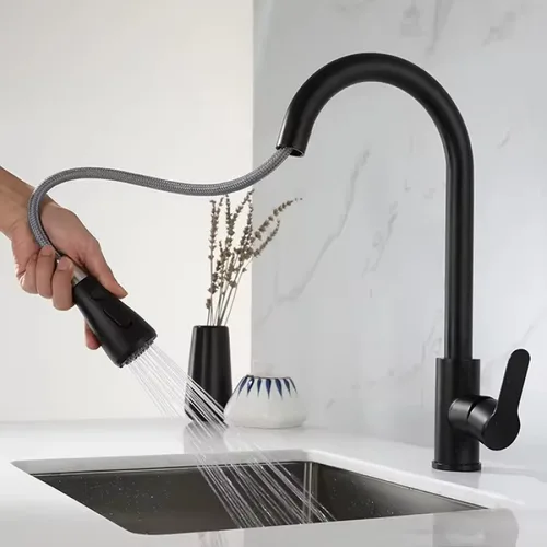 Vista 4 de LLAVE DE COCINA / GRIFO EXTRAÍBLE MODERNO