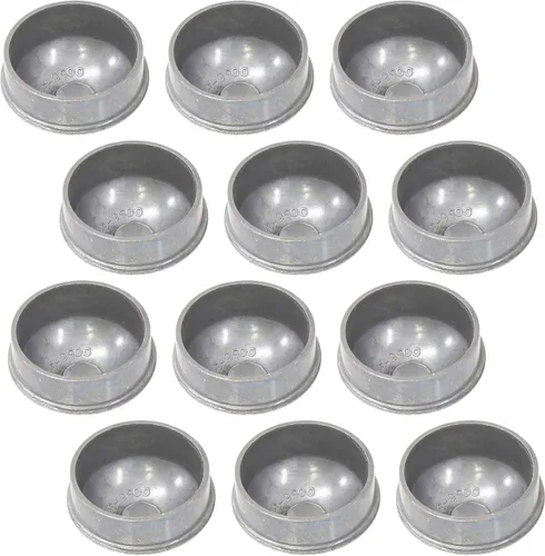 Vista 2 de Valla de eslabones de cadena de 1 5/8 pulgadas, cúpula redonda para postes externos, tapas de aluminio fundido a presión, tapas de eslabones
