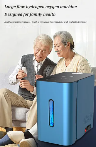 Vista 4 de Máquina de hidrógeno, generador de agua de hidrógeno, 99.99% de alta pureza, generador de agua de hidrógeno de bajo ruido H2, tecnología PEM, mejora