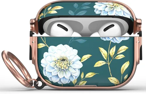Vista 84 de Maxjoy Funda para AirPods 3 con cerradura, funda protectora rígida de 3ª generación para AirPod de 3ª generación para mujeres y hombres con llavero