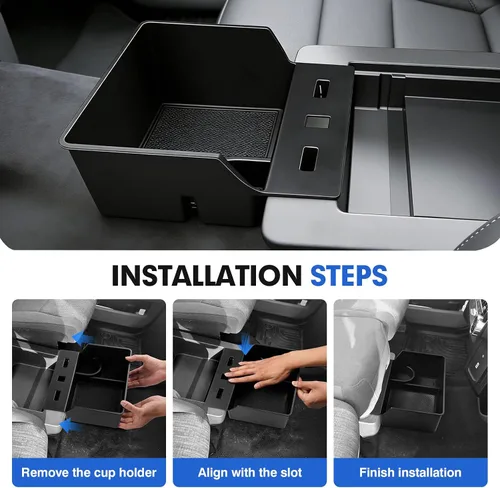 Vista 7 de Autorder Organizador de almacenamiento para debajo del asiento F150 para Ford F150 2015-2025 2026 y Ford F250 F350 F450 2017-2026 Accesorios