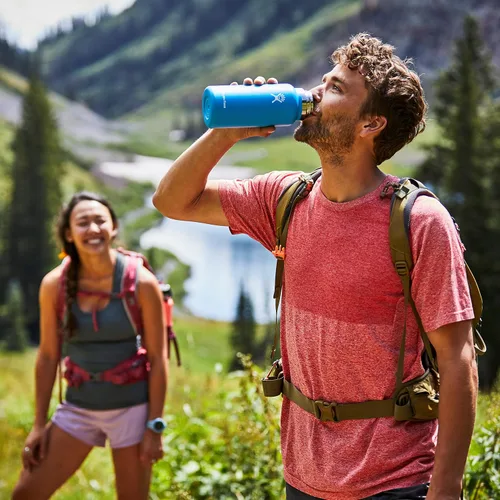 Vista 3 de Hydro Flask - Botella de boca ancha con tapa Flex