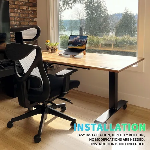 Vista 7 de ECOTRIC Soporte lumbar compatible con Herman Miller Classic Aeron Negro