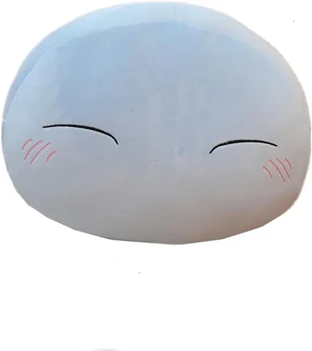 Vista 7 de Muñeco de peluche de anime de Slime, almohada de peluche, almohada de juguete, regalos (Enojado, 28 cm)
