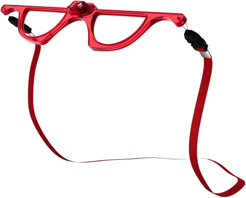 Vista 12 de Eyekepper Lupa de mano gafas de lectura plegables Metalless Lectores sin tornillos con correa para el cuello - Negro +0.50