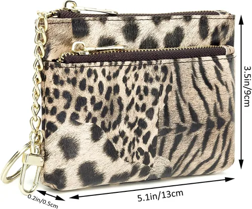 Vista 5 de Beurlike - Cartera de cuero para mujer, diseño de monedero con RFID (Identificación de frecuencia de radio por sus siglas en ingles)