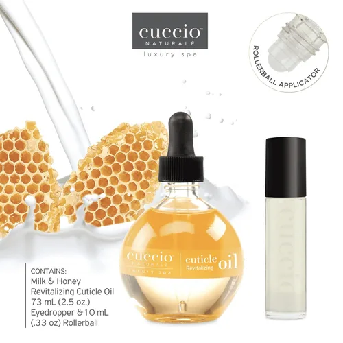 Vista 3 de Cuccio Naturale - Juego de aceite revitalizante para cutículas, proporciona hidratación intensa, repone y fortalece las uñas, promueve una piel más