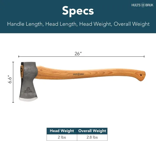 Vista 2 de Hults Bruk Kisa Felling Axe