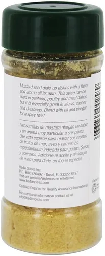 Vista 2 de Polvo de mostaza orgánica – 2 oz