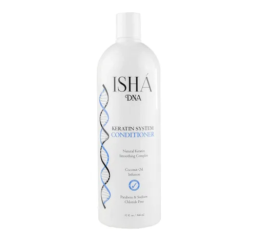 Vista 5 de Sistema de tratamiento de queratina, sin sulfatos ni parabenos, perfecto para cabello tratado con queratina, infundido con aceite de coco, para todo