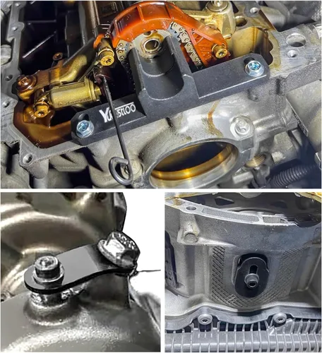 Vista 6 de Herramienta de Sujeción de Volante de Inercia 2801 y Herramienta de Bloqueo de Placa Flexible y Kit de Reparación de Sellos de Aceite 7676 con Eje