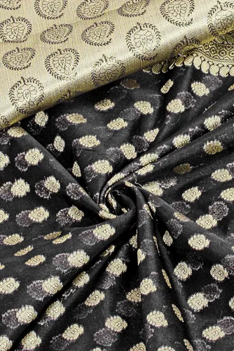 Vista 4 de Chandrakala Banarasi - Sari para mujer con blusa sin costura (1105)