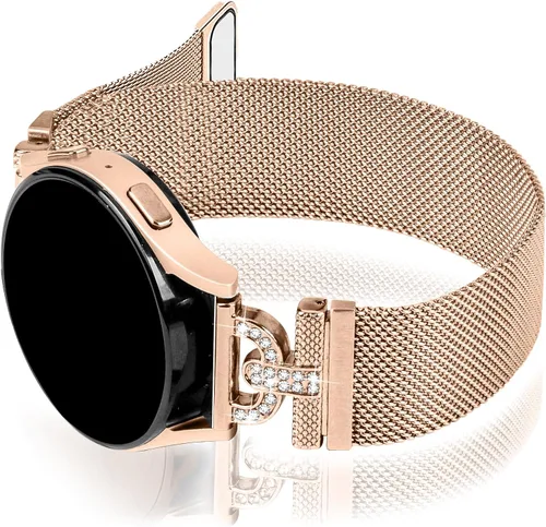Vista 11 de JOYOZY Bandas magnéticas compatibles con Samsung Galaxy Watch 7/FE/5/6/4 de 40 mm/44 mm/Galaxy Watch 5 Pro de 45 mm/Galaxy Watch 4/6 Classic de 42