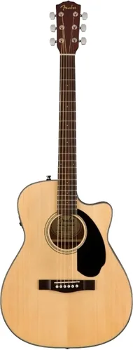 Vista 13 de Fender CC-60SCE Concert Cutaway - Guitarra acústica con 2 años de garantía, color negro