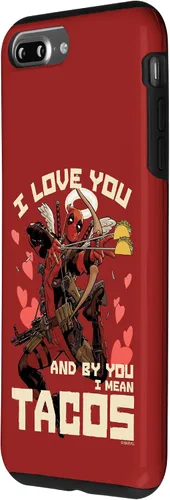 Vista 25 de Marvel Deadpool I Love You and by You I Mean Tacos - Carcasa para iPhone 17